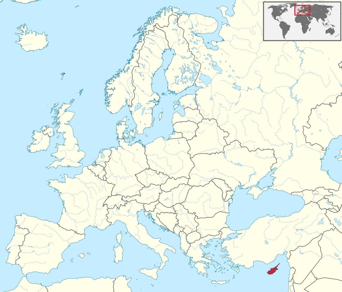 Ma van noord-Ciprus in die wêreld