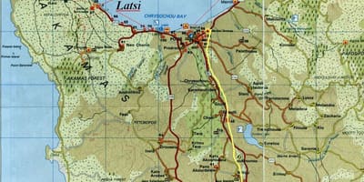 Kaart van latchi Ciprus